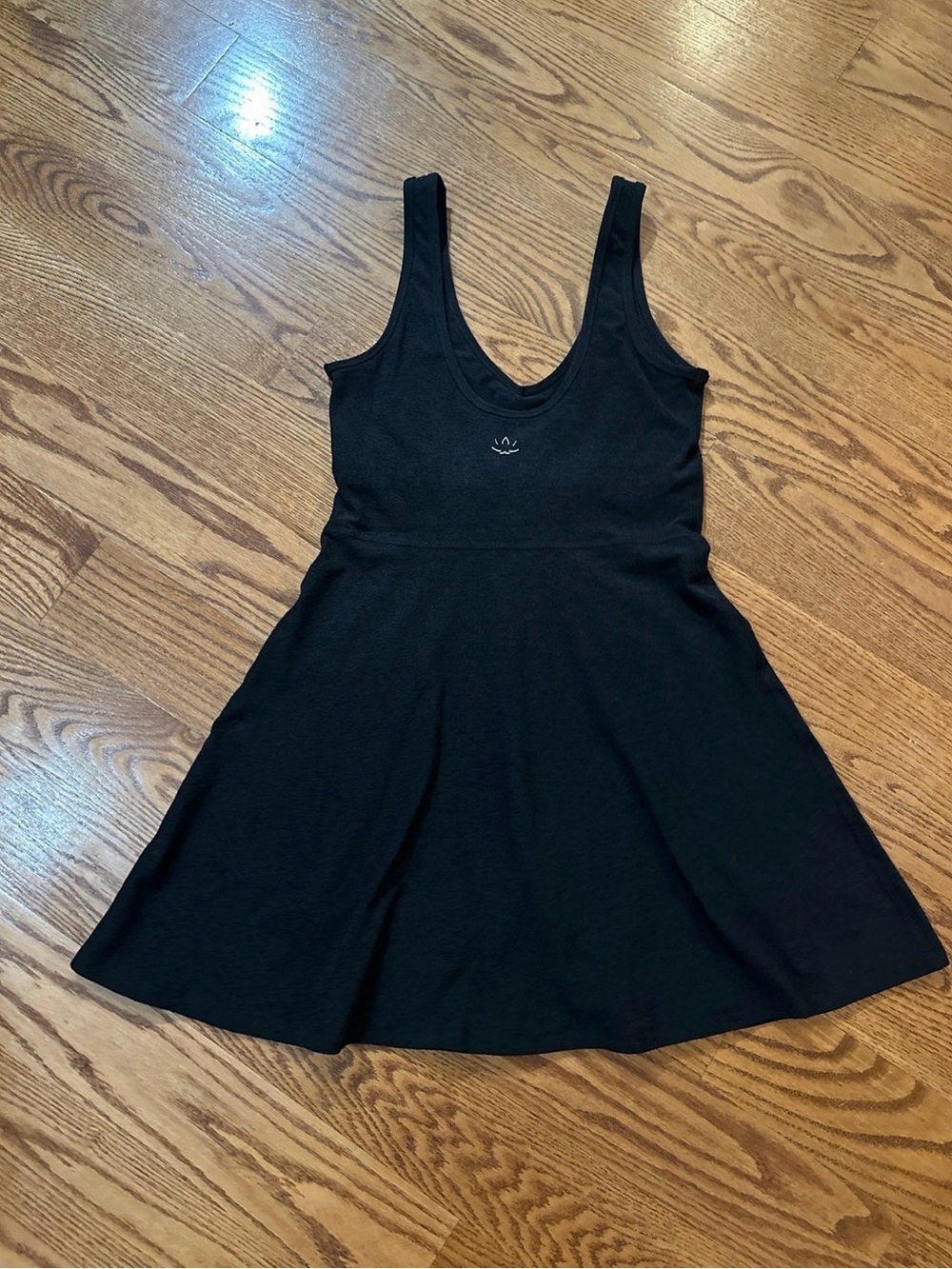 Beyond Yoga Spacedye Twist Dress Womens Small Black